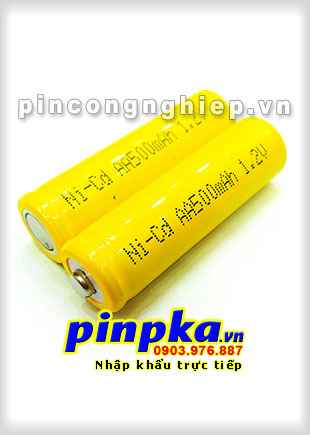 Pin Sạc Công Nghiệp-Pin Cell 1,2v NiCD AA 500mAh